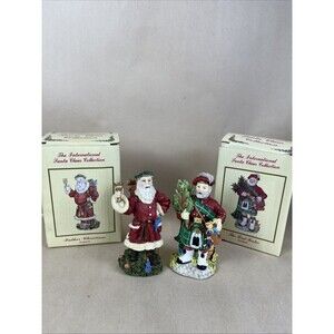 VTG The International Santa Claus Collection Lot of 2 England & Scotland w/Boxes